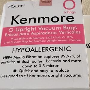 Kenmore Hypoallergenic Vacuum Bags - White